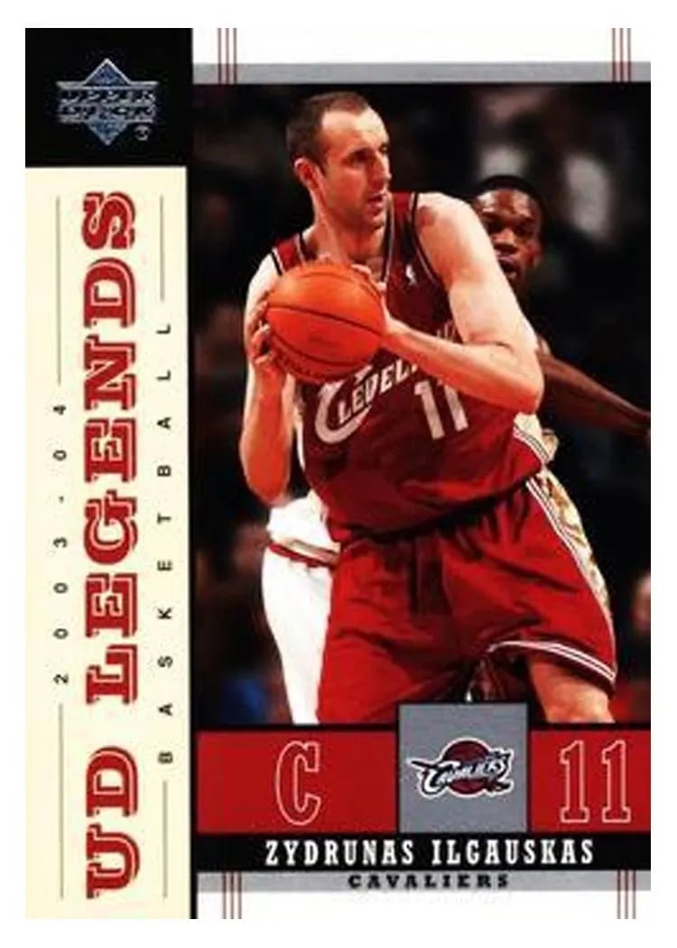 2003 Upper Deck Legends Zydrunas Ilgauskas #12 card