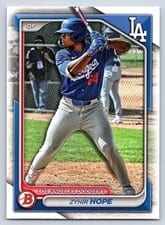 2024 Bowman Draft Base Set Zyhir Hope #BD-139 card